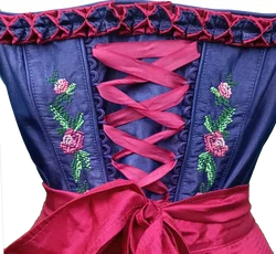 Landhaus by C&A Dirndl violett/rosa/weiß Gr. S - Bild 3