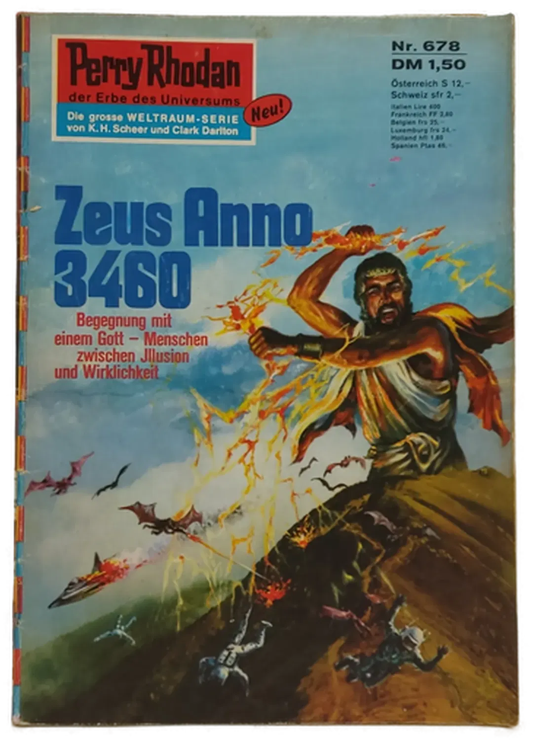  Romanheft Perry Rhodan Zeus Anno 3460 Erstauflage Nr.678 - Bild 2