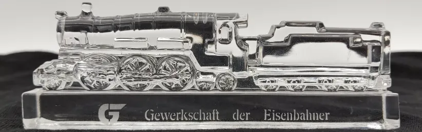 Glasstudio Waldglashütte Glaslokomotive – Bild 2