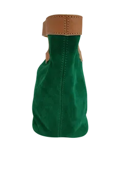 Max V. Koenig Damen Handtasche, grün/creme - Höhe ca. 22 cm  - Bild 2