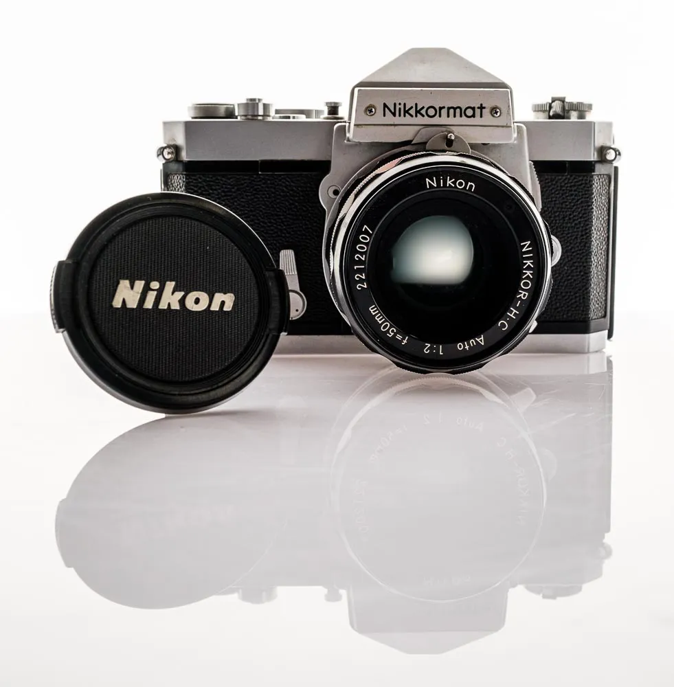 Nikon Nikkormat FT + Nikkor 1:2/50 Spiegelreflexkamera analog – Bild 2