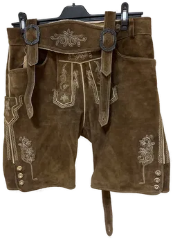 Traditionelle SPIETH & WENSKY Herren Trachtenlederhose - Größe 50 - Antik Wildbock - Neu - Bild 1