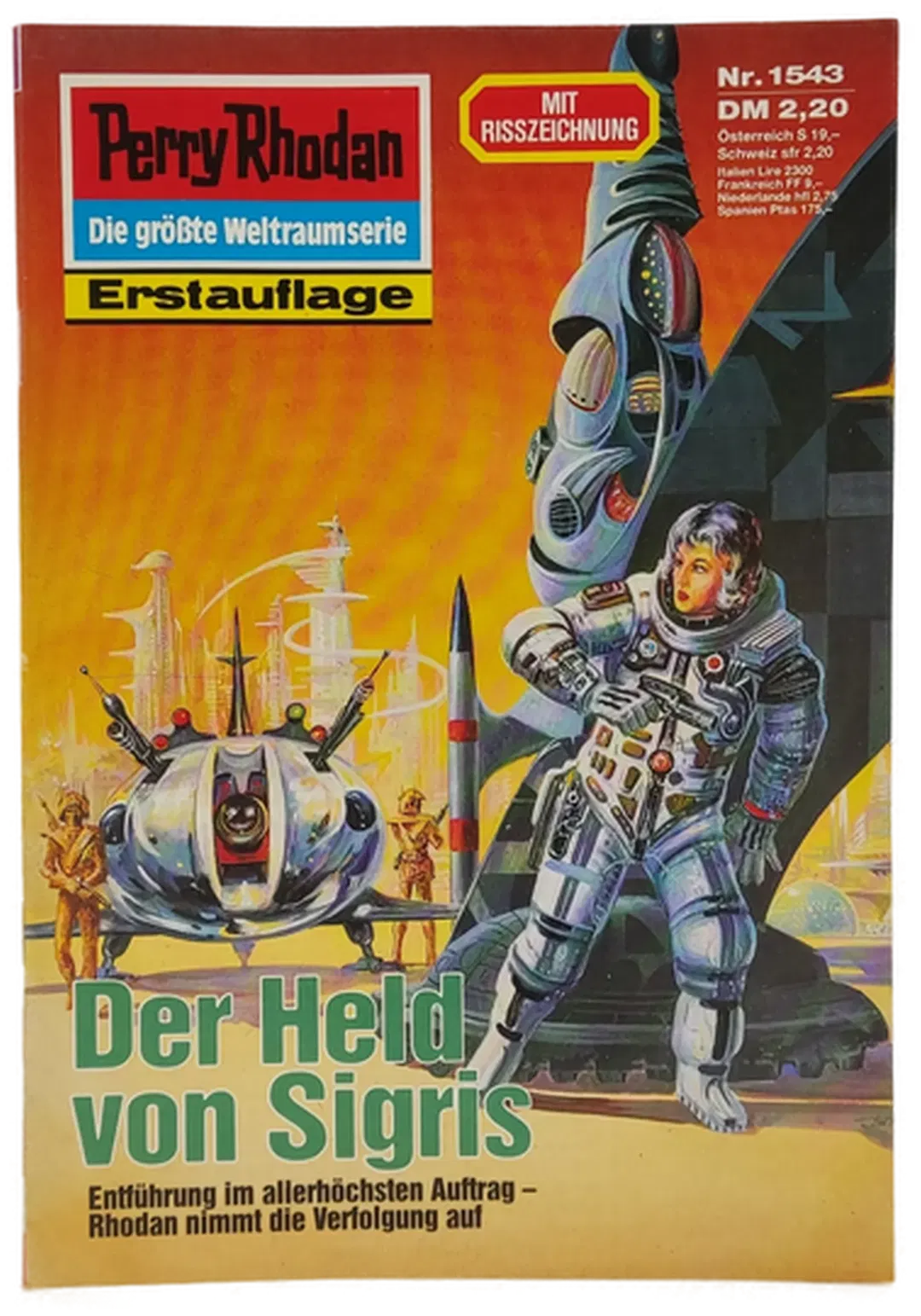 Romanheft Perry Rhodan Der Held von Sigris Erstauflage Nr. 1543 - Bild 2