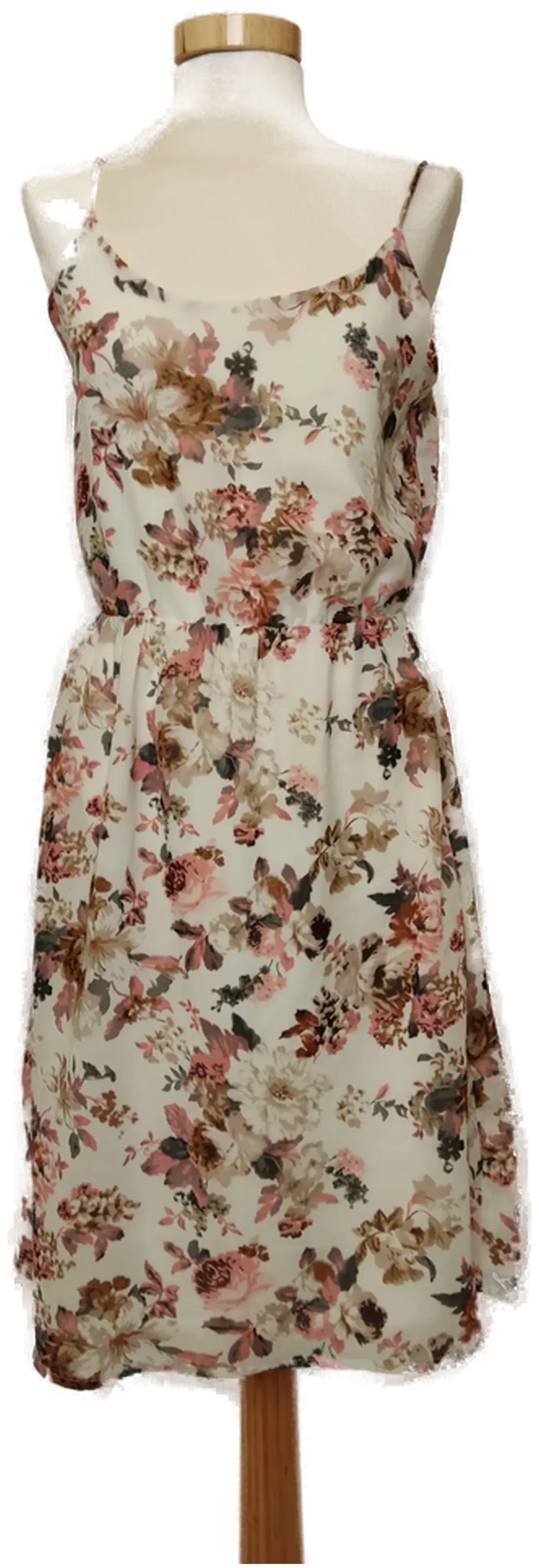 Only Damen Kleid beige/geblümt Gr. 36 - Bild 4