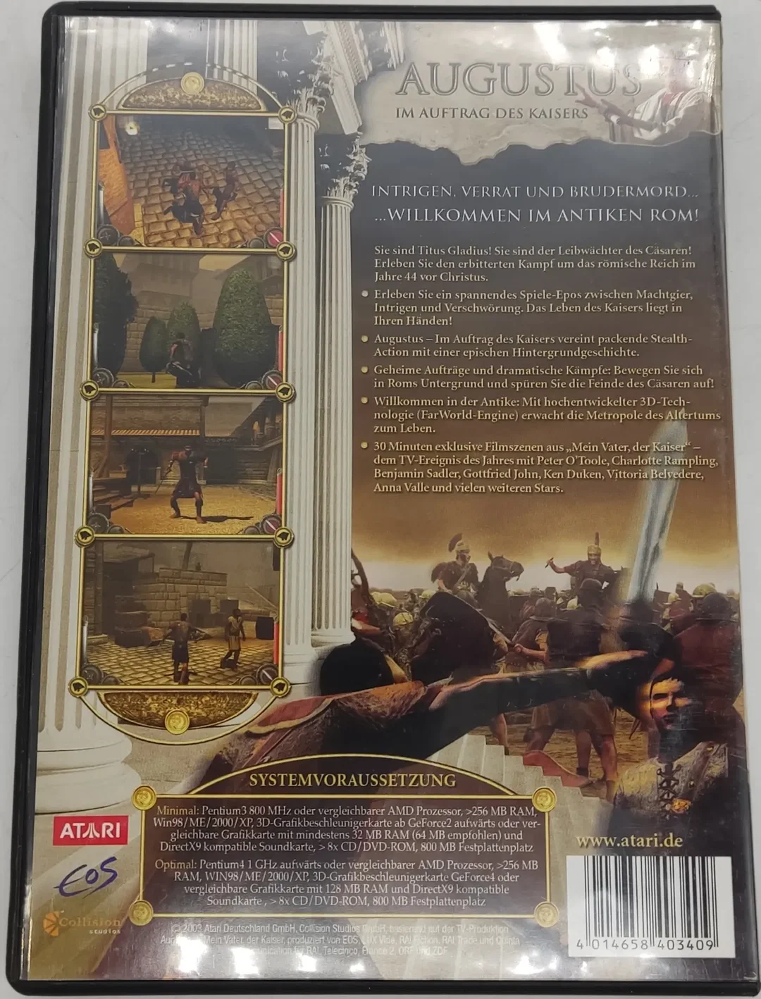 PC Game CD-ROM Augustus im Auftrag des Kaisers – Bild 2