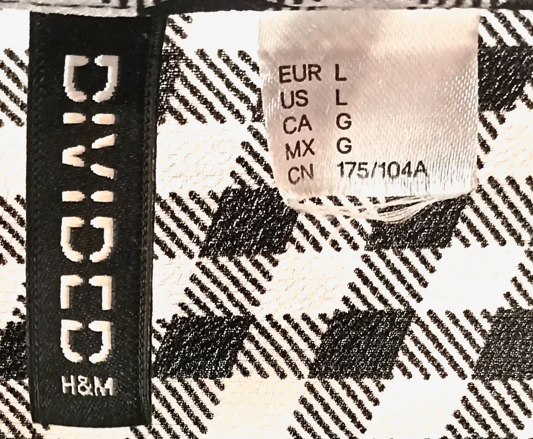 H&M Divided Midikleid kariert Gr. L – Bild 4