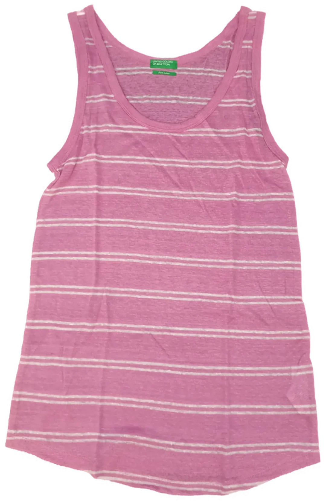 United Colors of Benetton Kindertop rosa/weiß Gr. XS/ECH - Bild 1