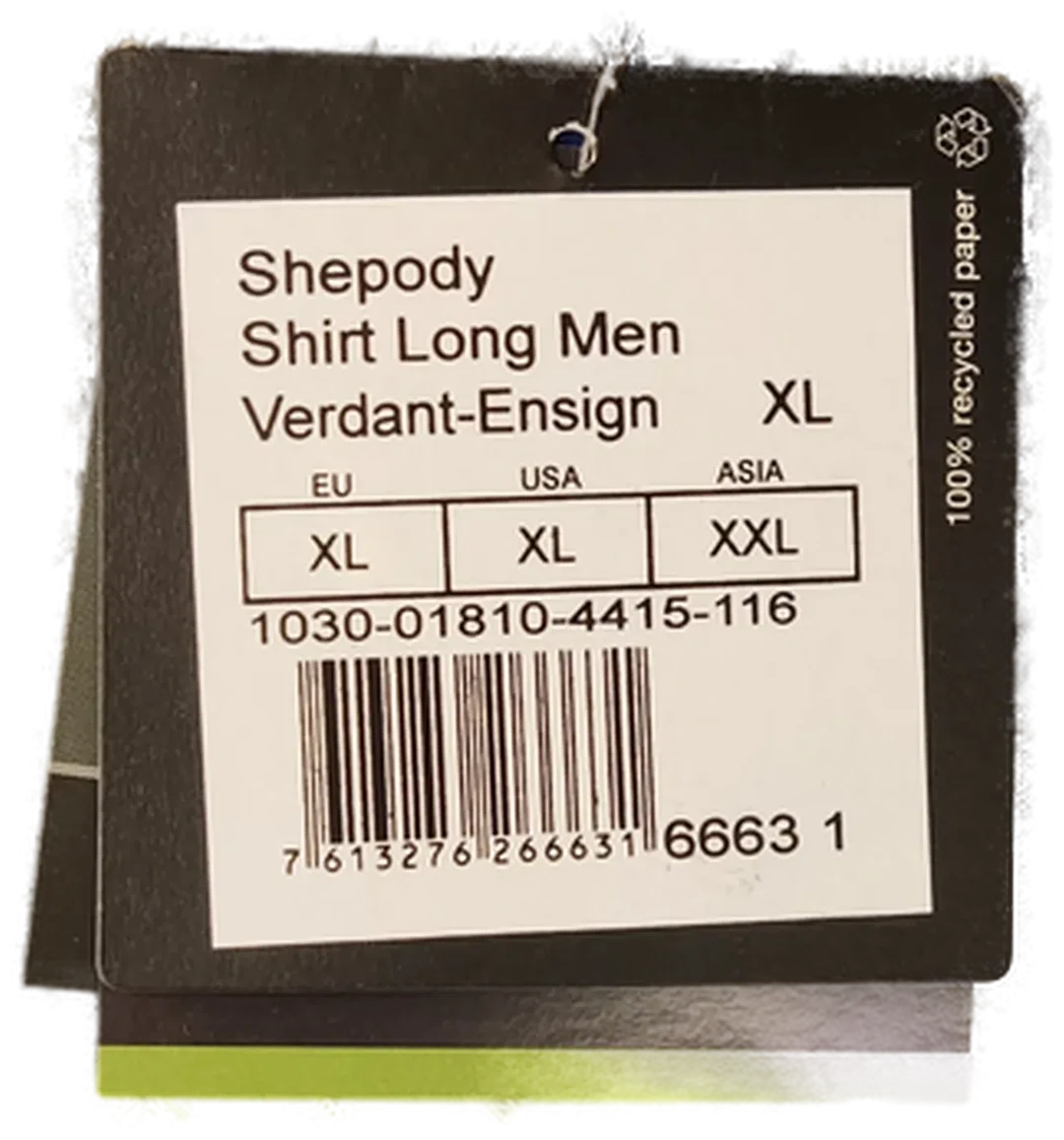 Outdoor-Hemd Mammut XL Mischfaser | Ungetragenes Unikat – Bild 2
