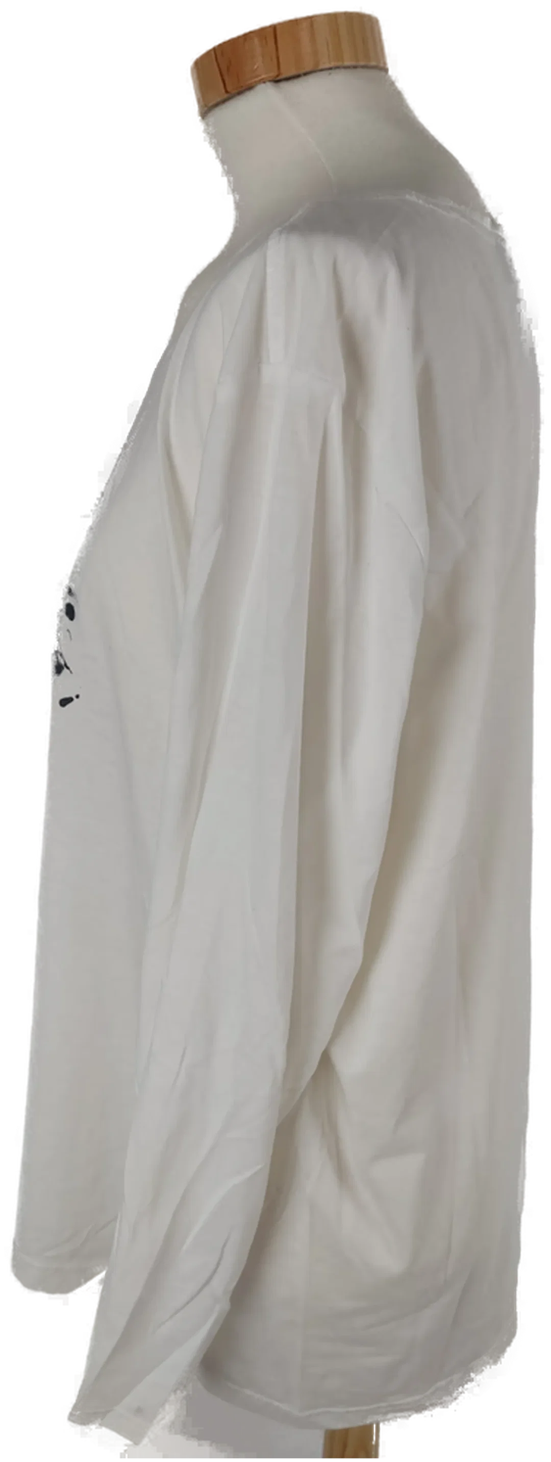T-Shirt "Blue seven", langarm mit Rundhalsausschnit, weiß mit Aufdruck, Größe 48 – Bild 3