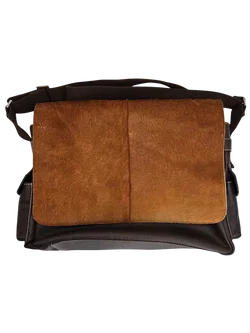 Pack Easy Umhängetasche leder, braun – Vorschau 3
