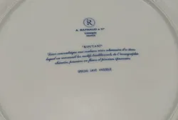 Eleganter Platzteller/Dekoteller A. Raynaud & C – Porzellan mit Charmanten Schönheitsfehlern, Einzelstück - Bild 4