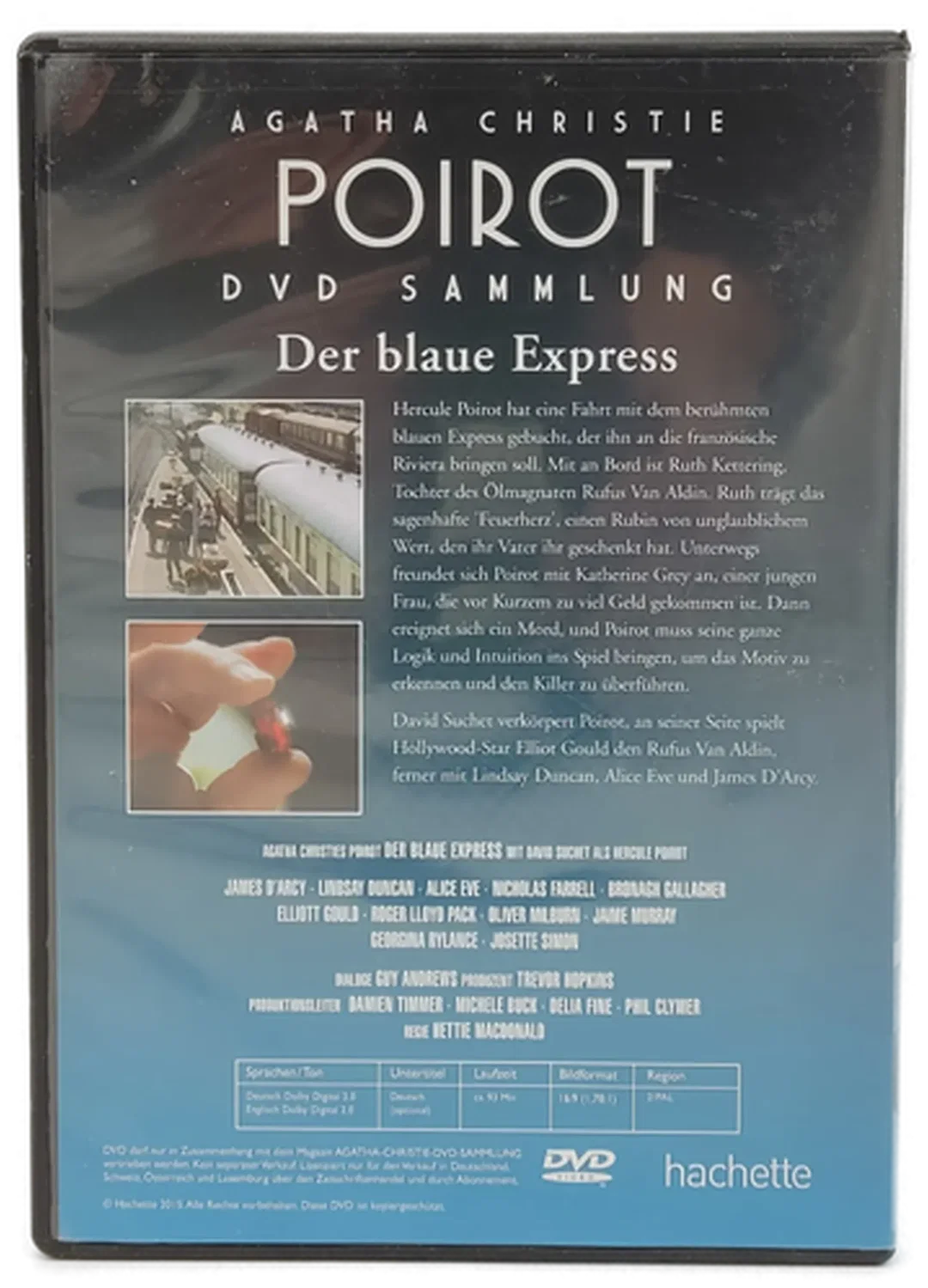 DVD "Poirot - der blaue Express" von Agatha Christie – Bild 2