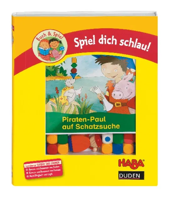 Piraten-Paul auf Schatzsuche - Farben und Formen - HABA DUDEN  - Bild 1