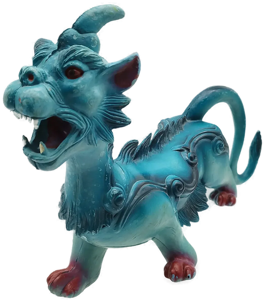 Chinasaur, Vintage Sammlerfigur, Drache – Bild 1