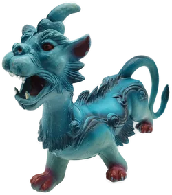 Chinasaur, Vintage Sammlerfigur, Drache – Vorschau 1