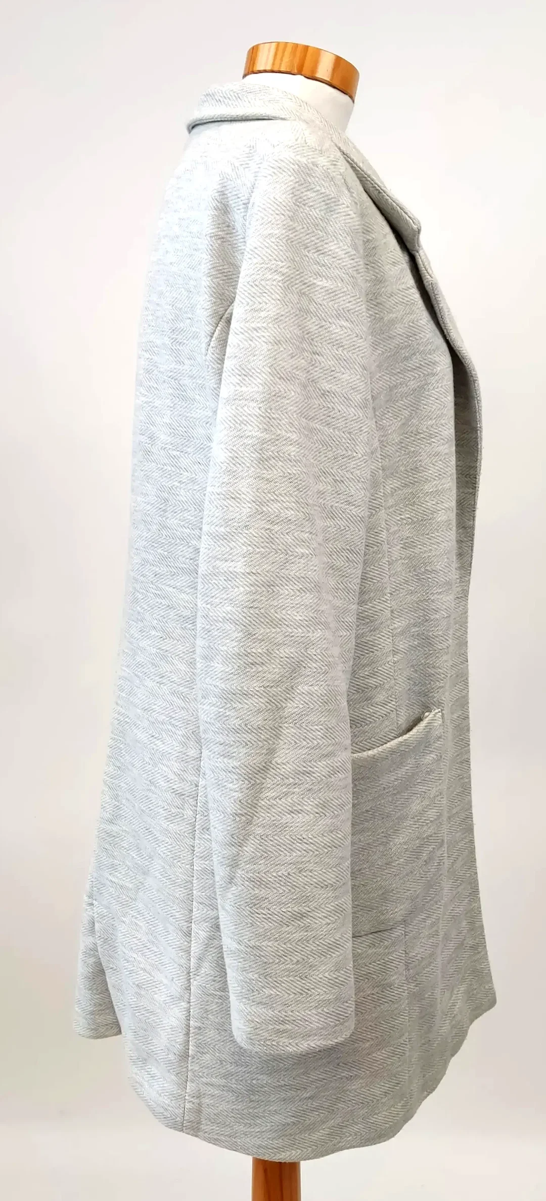 ONLY Damen Kurzmantel grau - Gr. S – Bild 3