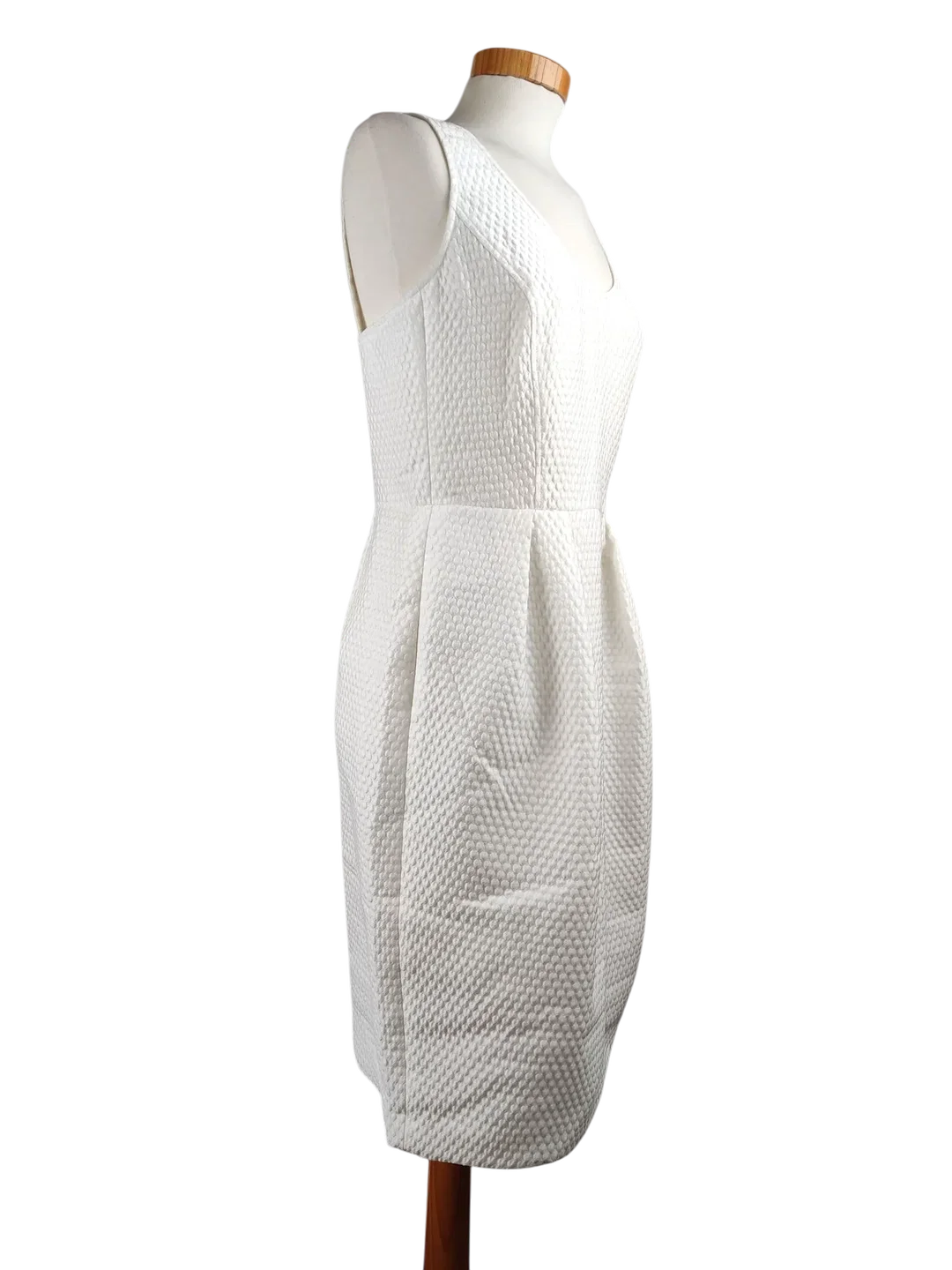 Armani Damen Midikleid, weiß - Gr. 42/XL – Bild 3