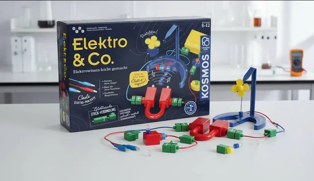 KOSMOS „Elektro & Co.“ — Experimentierkasten (Elektrowissen leicht gemacht) — 60 Experimente — Alter 8–12 - Bild 4