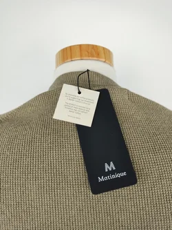 Matinique Herrenpullover khaki - S / 46 - Bild 4