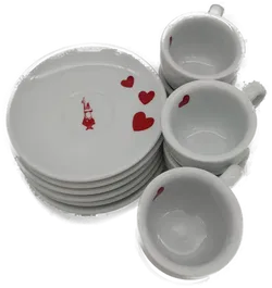 BIALETTI Espresso Set (6 Tassen + 6 Untertassen) weiß  - Bild 5