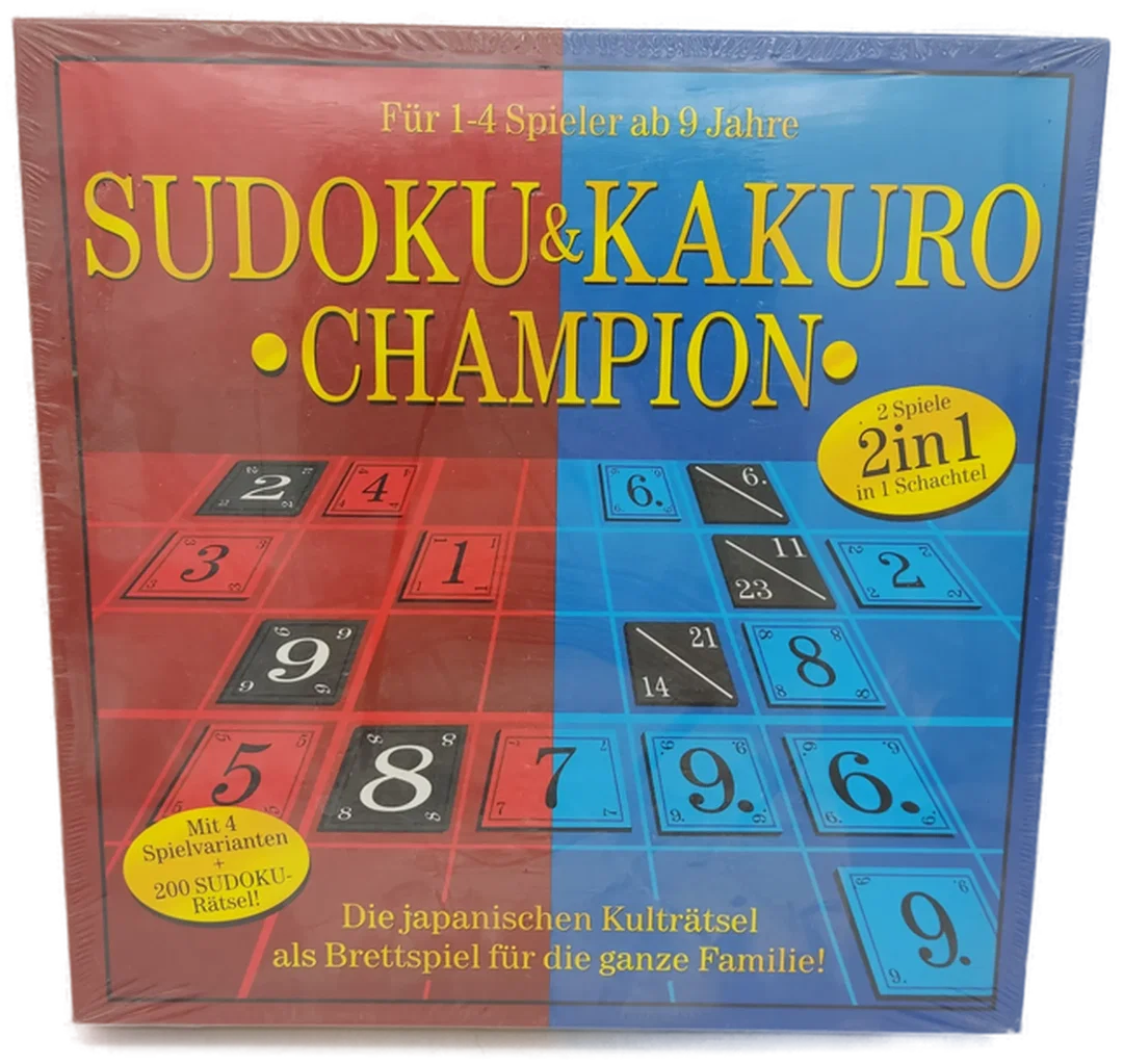 Sudoku & Kakuro Champion Brettspiel - Bild 1