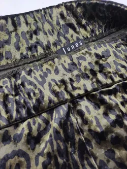 Jones Mädchen Samt Leggings schwarz/olivgrün - Gr. XS - Bild 4