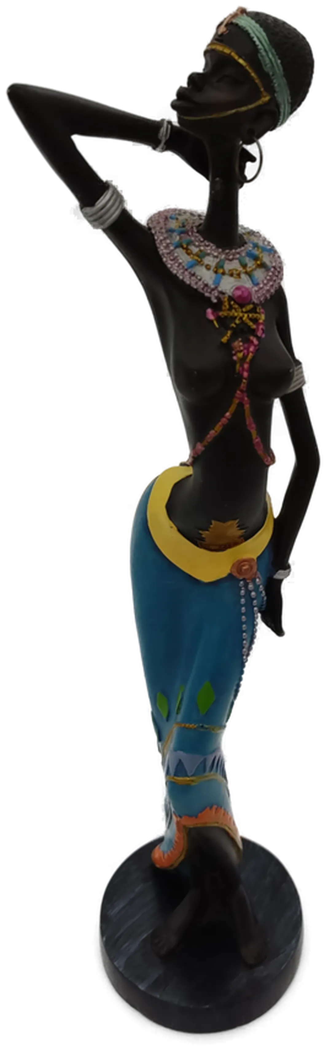 Afrikanische Skulptur Frau  - Bild 4
