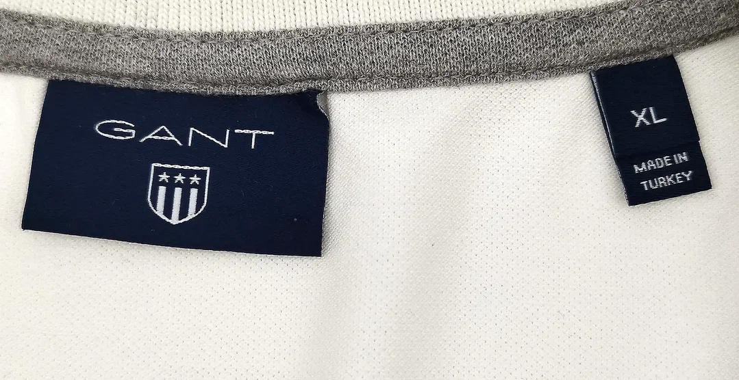 GANT Polo Weiß Gr. XL | Sommer-Basic – Bild 3