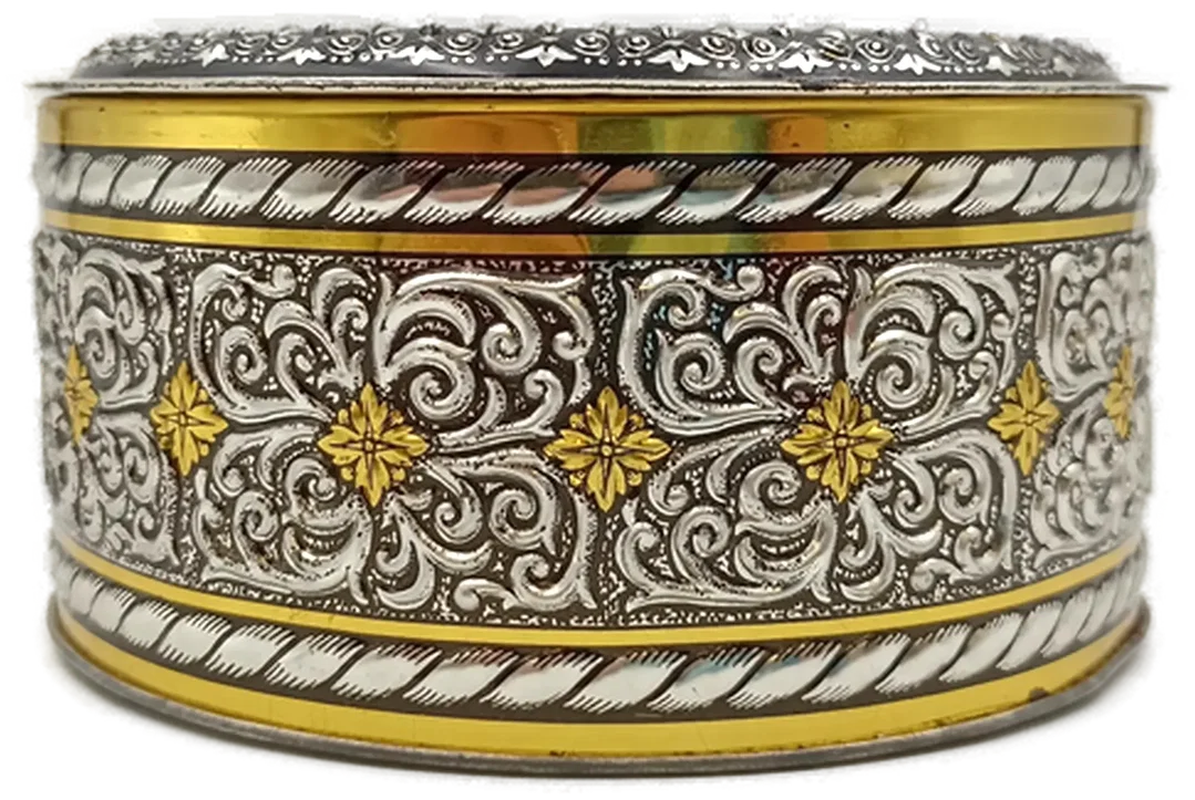 Vintage Hubertus Klieber Dose (Modell 290/2) – Oval mit romantischem Liebespaar – Bild 5