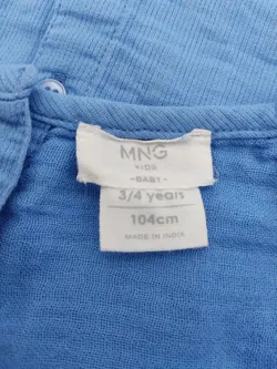 Mango Kinder Kleid blau Gr.104 - Bild 4