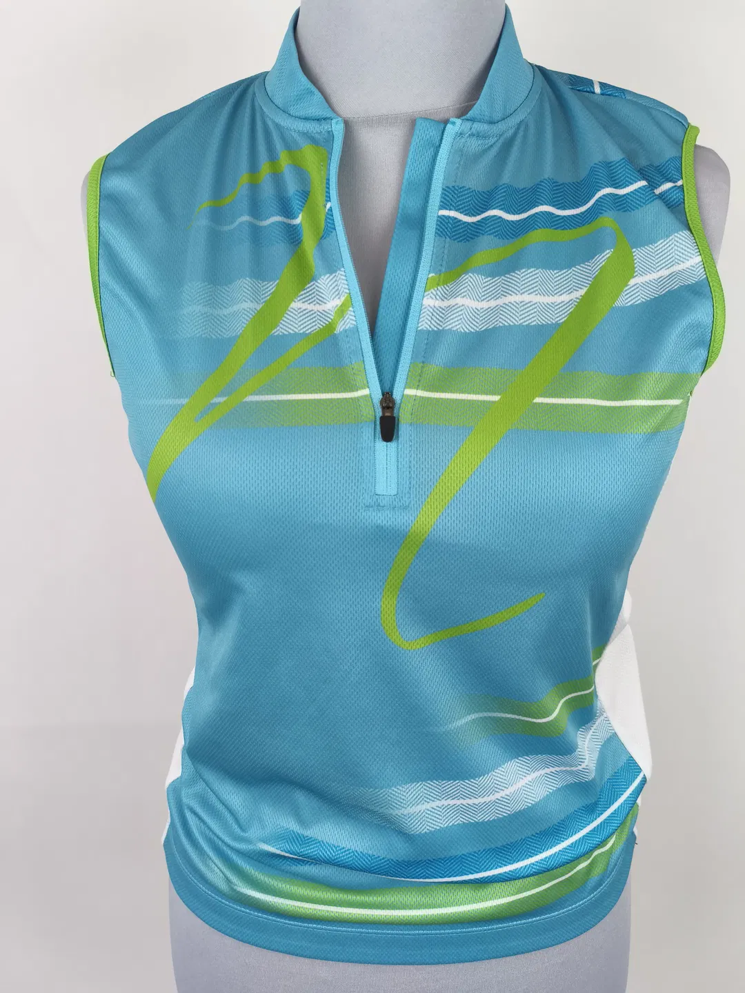 nakamura Damen Radtrikot ärmellos mit Halfzip Gr. 38 - Bild 1