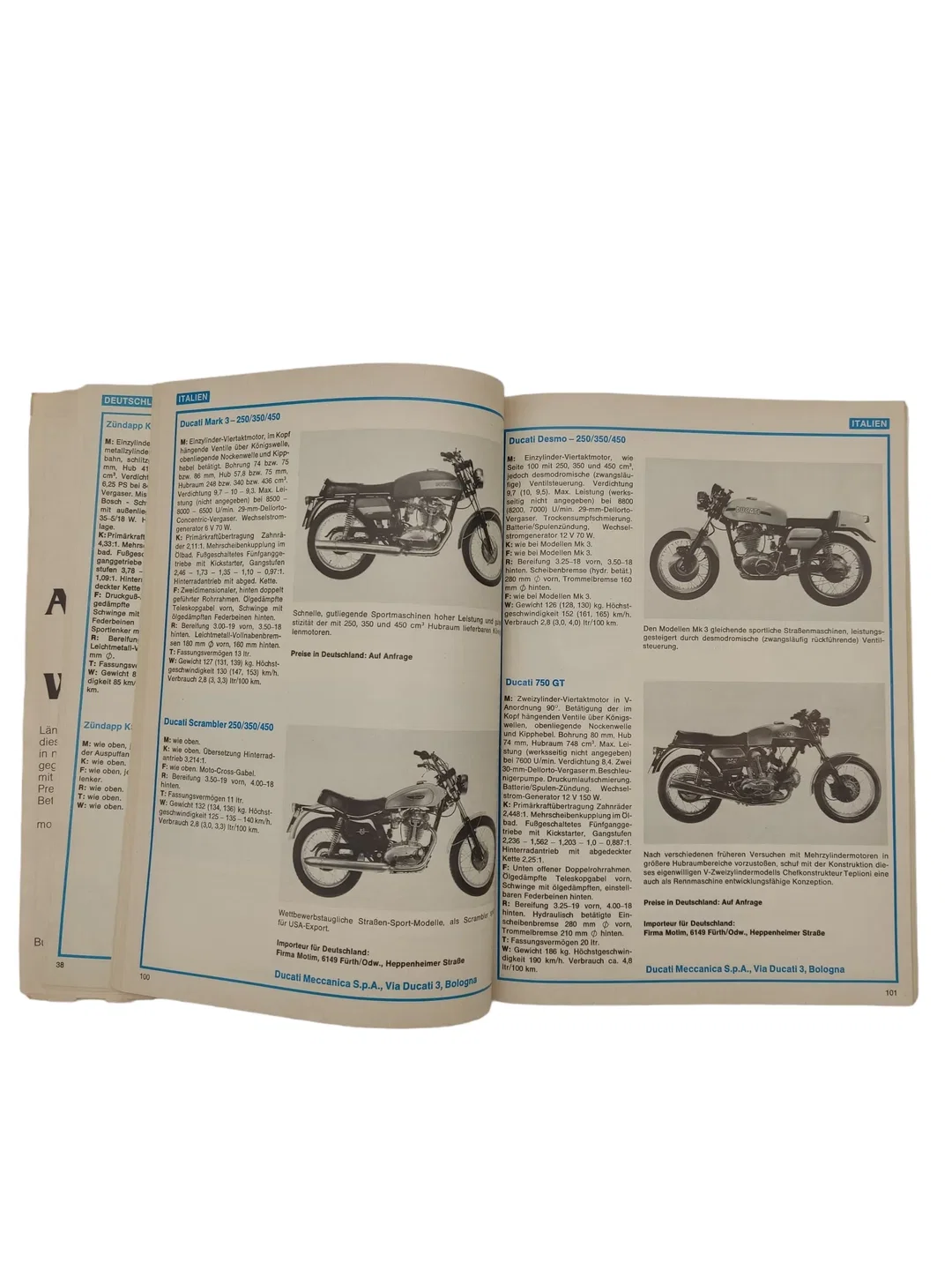 Siegfried Rauch (Chefredakteur) - Motorrad-Katalog 1975 - Serienmaschinen, Rennmaschinen Mopeds und Mofas mit Farbe – Bild 2