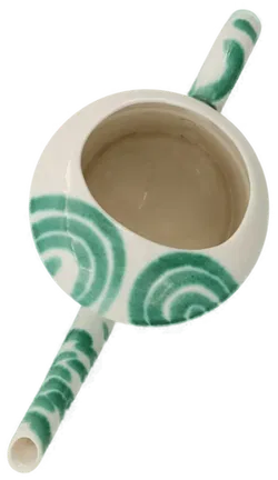 Gmundner Gießkanne „Grün Geflammt“, ca. 14 cm hoch - Bild 3