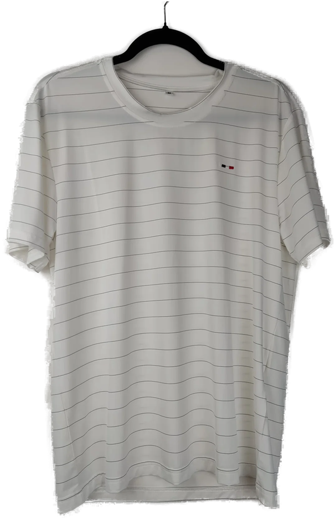 Herren Sportshirt Sonstige Gestreift Mischfaser | Trainingsfavorit - Bild 1