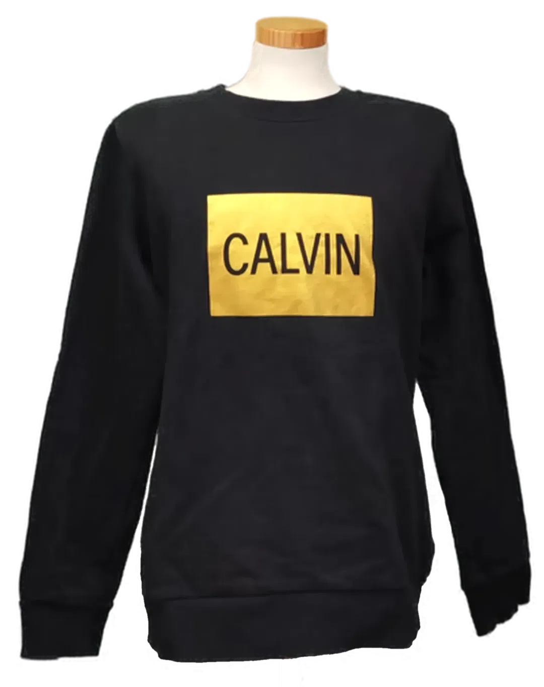 Calvin Klein Jeans Herren Pullover mit Logo schwarz Gr. XL - Bild 1