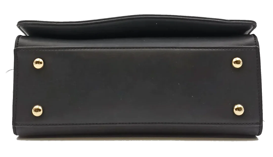 Seidenfeld Damen Ledertasche schwarz – Bild 5