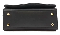 Seidenfeld Damen Ledertasche schwarz – Vorschau 5