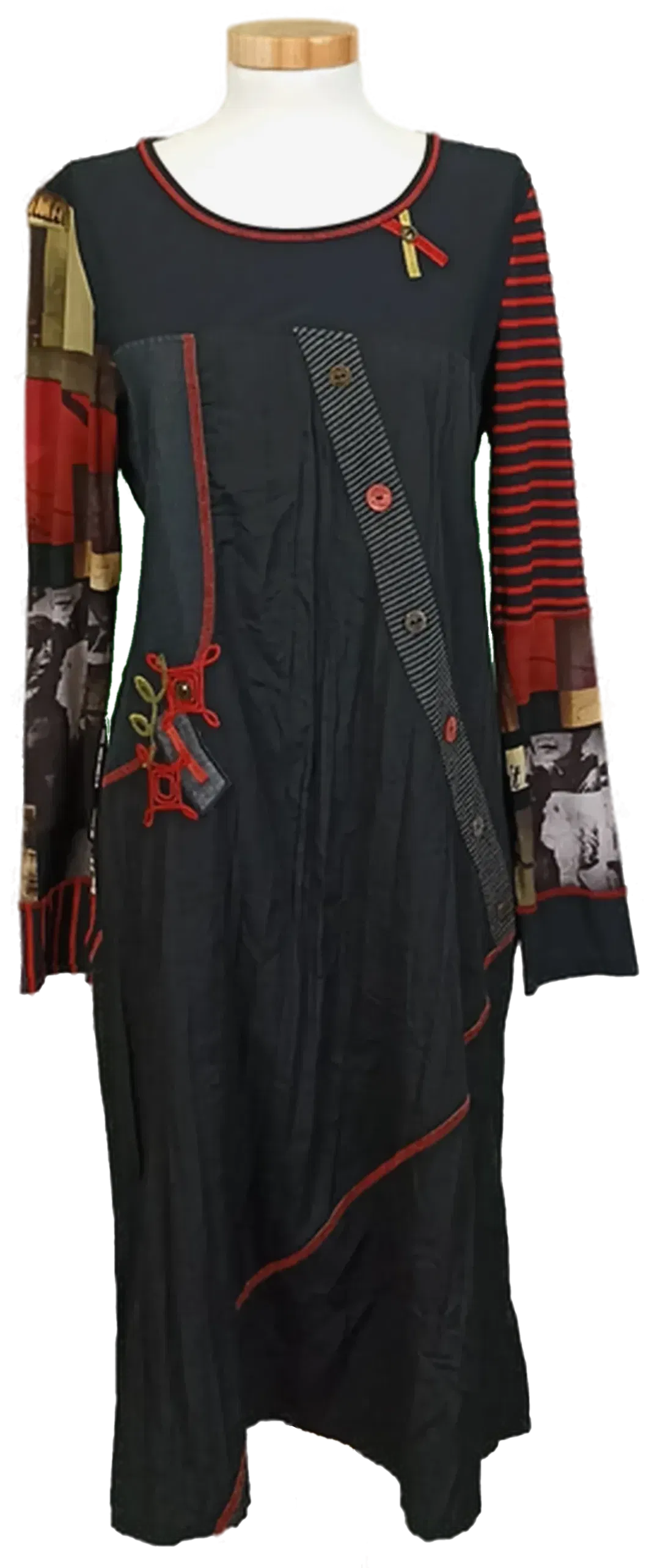 Pause Cafe Damen Midikleid gemustert Gr. 42 - Bild 1