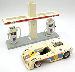 Playmobil Esso Tankstelle mit Sportwagen
