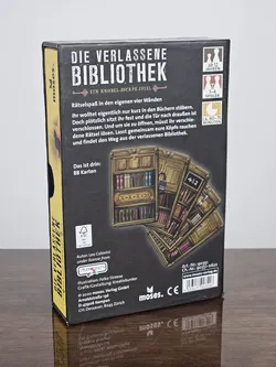 DIE VERLASSENE BIBLIOTHEK -Ein Knobel Escape Spiel - Gesellschaftsspiel - moses.  - Bild 2