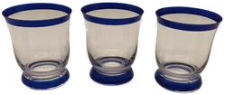 3 große Trinkgläser, Tschechoslowakei, Midcentury, Vintage, Sammlerstücke - Bild 2