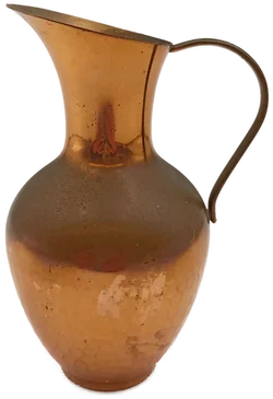Vintage Kupferkrug handgehämmert – Vorschau 2