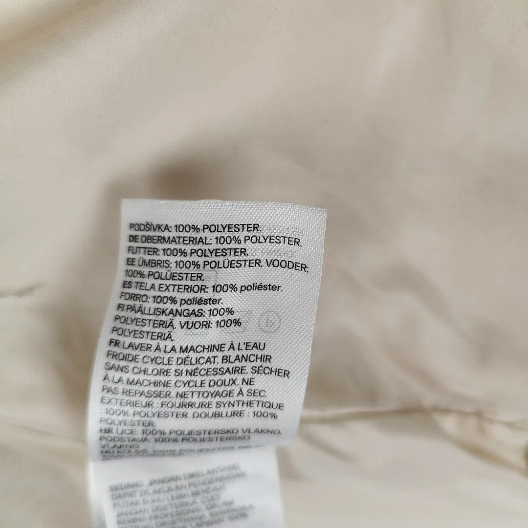H&M, Teddy-Fleece Jacke, Gr. M  – Bild 4