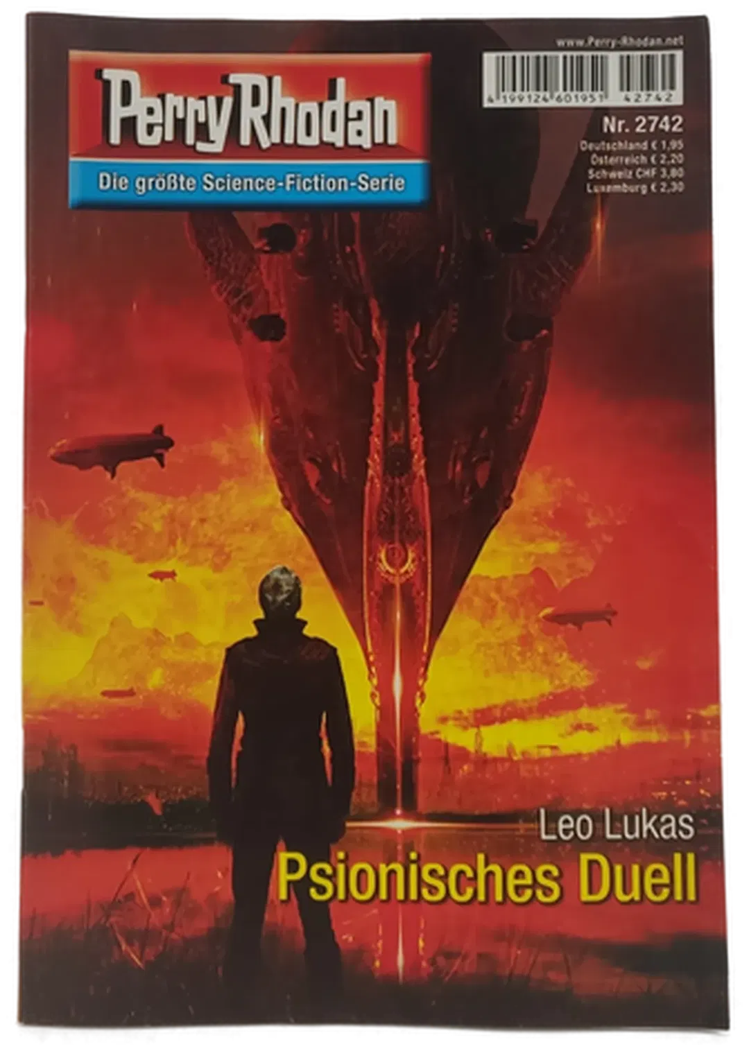  Romanheft Perry Rhodan Psionisches Duell Erstauflage Nr. 2742 - Bild 2