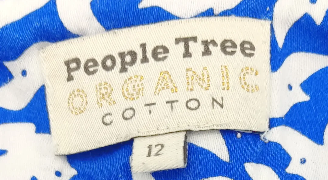 PEOPLE TREE ORGANIC Damenkleid, blau - Gr. 12 (38) – Bild 4