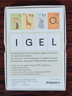 ABC Tieralphabet - Gesellschaftsspiel - VIERUNDFÜNFZIG Illustration - Bild 2