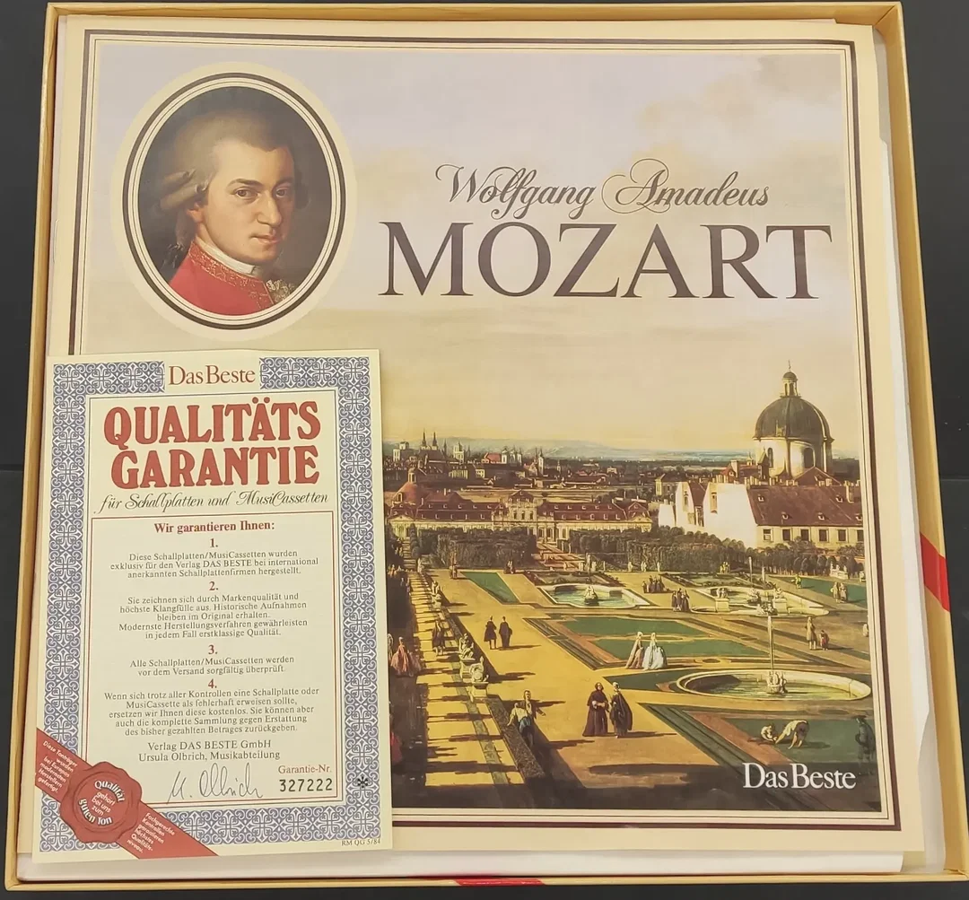 Vinyl 4 Stück Schallplatten Wolfgang Amadeus Mozart  von Das Beste Verlag – Bild 3
