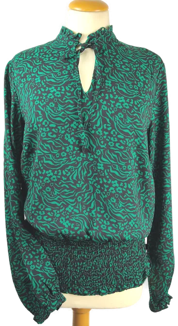 Geblümte Damenbluse Bodyflirt Polyester Gr. 40 | Casual-Charme - Bild 4