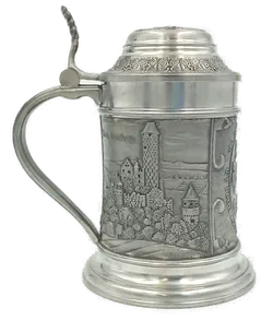 Zinnkrug mit Deckel - Götz von Berlichingen - Bild 2