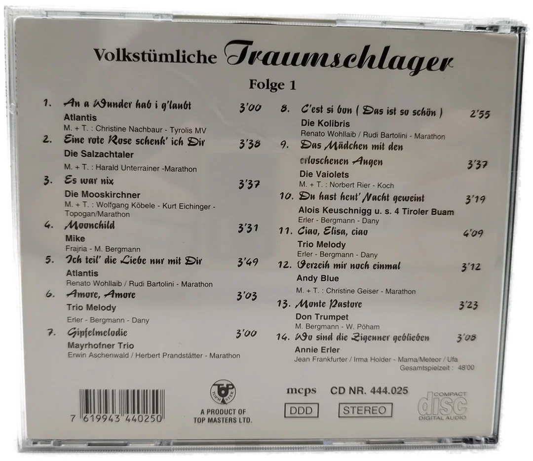Volkstümliche Traumschlager, Folge 1 - CD – Bild 2